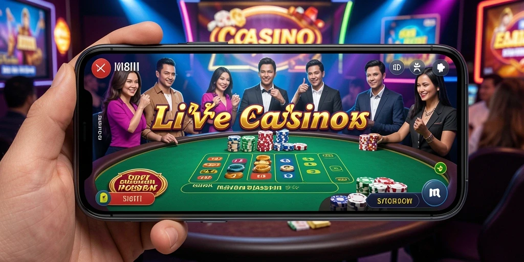 Tampilan menarik dalam gameplay Live Casino 8II