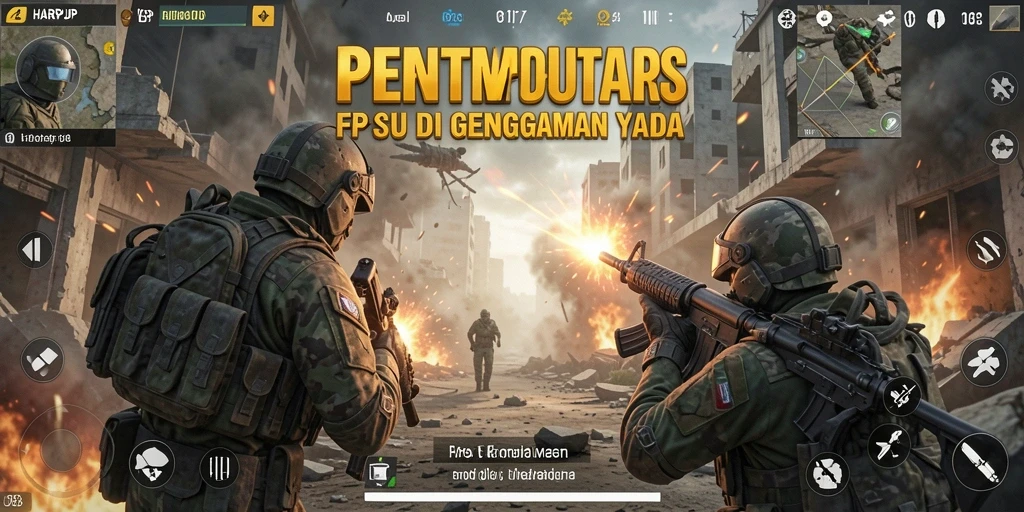 Tampilan aksi mendebarkan dalam gameplay HARAPJP.