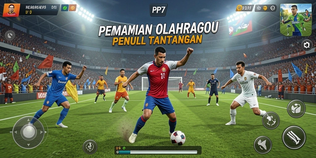 Tampilan menarik dari gameplay PP7 dengan aksi olahraga yang seru.