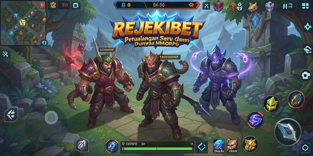 Tampilan gameplay menarik dari REJEKIBET dalam dunia MMORPG.