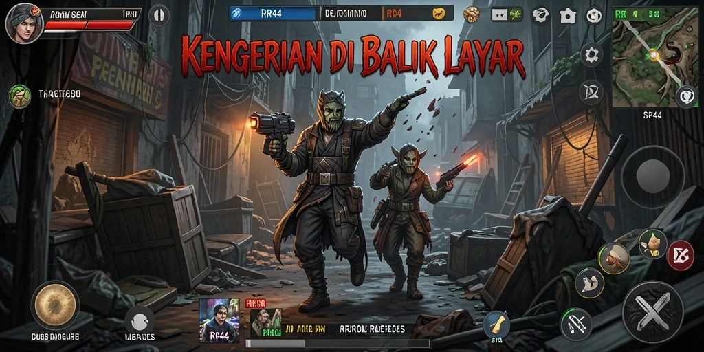 Screenshot menampilkan gameplay Horror yang mendebarkan.